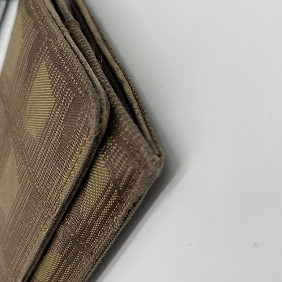 Chanel CC Flap Canvas Travel Line Long Wallet in Khaki/Brown - Picture 3 of 15